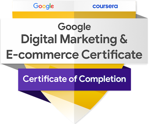 Google Digital Marketing and E-commerce certification badge
