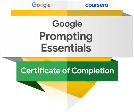 Google Prompting Essentials badge
